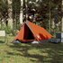 Tent 2-Persoons 200X20X88/62 Cm 85T Taft Grijs En Oranje 1 orange_