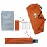 Tent 2-Persoons 200X20X88/62 Cm 85T Taft Grijs En Oranje 1 orange_