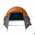 Tent 4-Persoons 360X35X05 Cm 85T Taft Grijs En Oranje 1 360 x 140 x 105 cm orange_