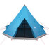 Tent 4-Persoons 367X367X259 Cm 85T Taft 1 Blauw_