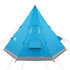 Tent 4-Persoons 367X367X259 Cm 85T Taft 1 Blauw_