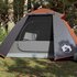 Tent 2-Persoons 224X248X8 Cm 85T Taft Grijs En Oranje 1 orange_