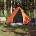 Tent 2-Persoons 267X54X7 Cm 85T Taft Grijs En Oranje 1 orange_