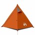 Tent 2-Persoons 267X54X7 Cm 85T Taft Grijs En Oranje 1 orange_