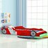 Kinderbed Raceauto Met Led-Verlichting 90X200 Cm Rood_