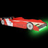 Kinderbed Raceauto Met Led-Verlichting 90X200 Cm Rood_