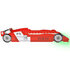 Kinderbed Raceauto Met Led-Verlichting 90X200 Cm Rood_