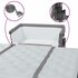 Babybed Met Matras Linnen Donkergrijs_