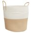 Opbergmand Ø Katoen En Wit 43 x 38 cm Beige_