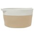 Opbergmand Ø Katoen En Wit 40 x 25 cm Beige_