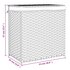 Wasmand Met 2 Vakken 53X35X57 Cm Poly Rattan 1 Zwart_