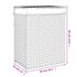 Wasmand Met Deksel 46X33X60 Cm Poly Rattan 1 Donkerbruin_