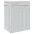 Wasmand Met Deksel 46X33X60 Cm Poly Rattan 1 Wit_