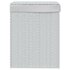 Wasmand Met Deksel 46X33X60 Cm Poly Rattan 1 Wit_