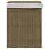 Wasmand Met Deksel 46X33X60 Cm Poly Rattan Naturel 1_