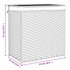 Wasmand Met 2 Vakken 53X35X57 Cm Poly Rattan 1 Grijs_