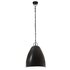 Hanglamp Industrieel Rond 25 W E27 32 Cm Zwart 1 Ø 32 cm_