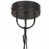 Hanglamp Industrieel Rond 25 W E27 32 Cm Zwart 1 Ø 32 cm_