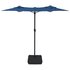 Parasol Dubbel Met Led's 316X240 Cm Azuur Blauw_