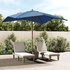 Parasol Met Houten Paal 300X300X273 Cm Azuur Blauw_