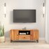 Tv-Meubel 105X33X46 Cm Massief Acaciahout_