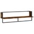 Wandschap Met Stang Kleurig 1 100 x 25 x 30 cm Gerookt eiken_