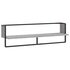 Wandschap Met Stang Eikenkleurig 1 100 x 25 x 30 cm Grijs sonoma_