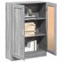 Boekenkast 82,5X30,5X115 Cm Bewerkt Hout Grijs Sonoma Eiken_