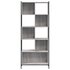 Boekenkast 72X28X72 Cm Bewerkt Hout Eikenkleurig 1 Grijs sonoma_