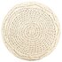 Poef Macramé Handgemaakt 45X30 Cm Katoen 1 Wit Patroon 1_