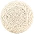 Poef Macramé Handgemaakt 45X30 Cm Katoen 1 Wit Patroon 1_