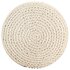 Poef Macramé Handgemaakt 45X30 Cm Katoen 1 Wit Patroon 2_