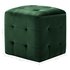 Poef 2 St 30X30X30 Cm Fluweel 1 Groen_