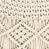 Poef Macramé Handgemaakt 45X30 Cm Katoen 1 Wit Patroon 4_