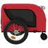 Hondenfietstrailer Oxford Stof En Ijzer 125 x 63 x 66 cm Rood en zwart_