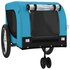 Hondenfietstrailer Oxford Stof En Ijzer 134 x 68 x 74 cm Blauw en zwart_