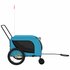 Hondenfietstrailer Oxford Stof En Ijzer 134 x 68 x 74 cm Blauw en zwart_