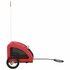 Hondenfietstrailer Oxford Stof En Ijzer 124 x 53 x 53 cm Rood_