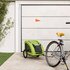 Hondenfietstrailer Oxford Stof En Ijzer 125 x 63 x 66 cm Groen_