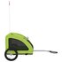 Hondenfietstrailer Oxford Stof En Ijzer 125 x 63 x 66 cm Groen_