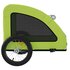 Hondenfietstrailer Oxford Stof En Ijzer 125 x 63 x 66 cm Groen_