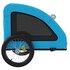 Hondenfietstrailer Oxford Stof En Ijzer 125 x 63 x 66 cm Blauw_