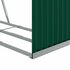 Haardhoutopslag Gegalvaniseerd Staal 120 x 45 x 210 cm Groen_