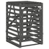 Containerberging 84X90X128,5 Cm Massief Grenenhout Grijs 84 x 90 x 128.5 cm Grijs grenenhout_