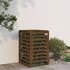 Containerberging 84X90X128,5 Cm Massief Grenenhout Honingbruin 84 x 90 x 128.5 cm Honingbruin grenenhout_