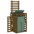 Containerberging 84X90X128,5 Cm Massief Grenenhout Honingbruin 84 x 90 x 128.5 cm Honingbruin grenenhout_