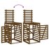 Containerberging 84X90X128,5 Cm Massief Grenenhout Honingbruin 84 x 90 x 128.5 cm Honingbruin grenenhout_