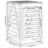 Containerberging 84X90X128,5 Cm Massief Grenenhout Honingbruin 84 x 90 x 128.5 cm Honingbruin grenenhout_