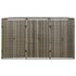 Containerberging Driedubbel 207X80X117 Cm Poly Rattan 3 containers Grijs_