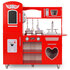 Kinderspeelkeuken 84X31X89 Cm Mdf Rood_